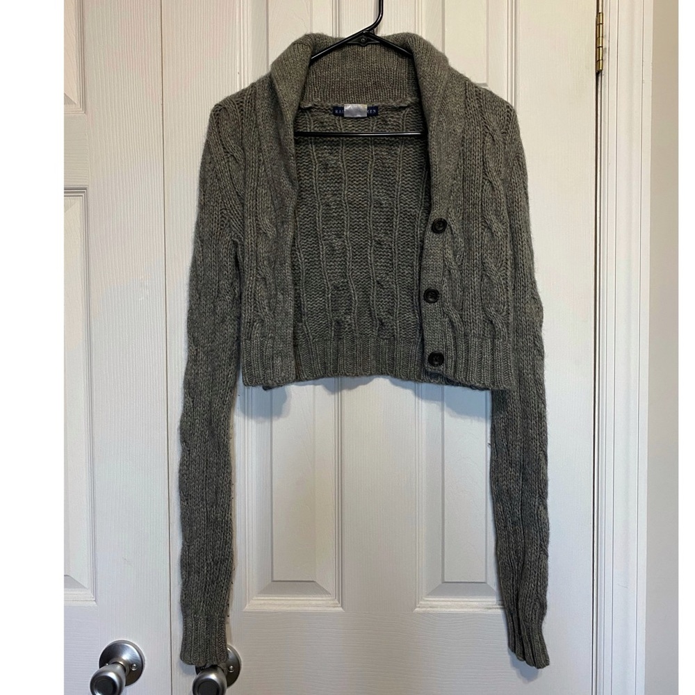 Ralph Lauren Cashmere/Wool long sleeved shrug